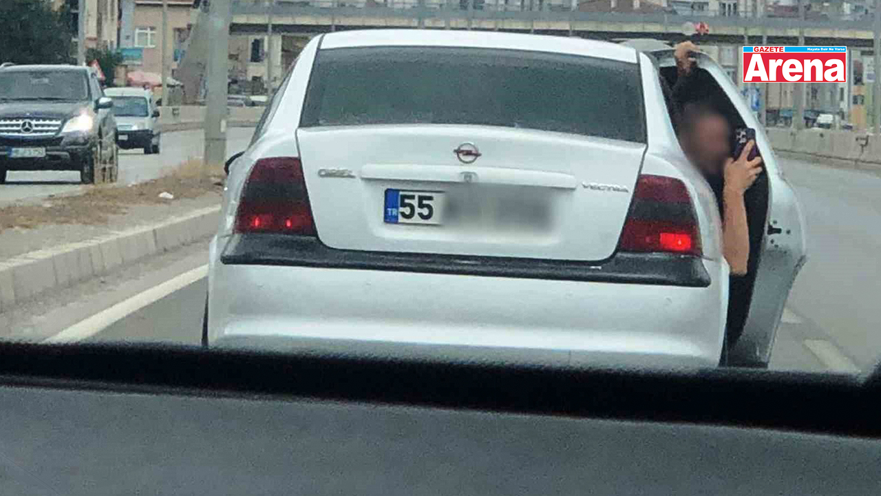 Trafikte riskli hareket Samsun’da cezasız kalmadı